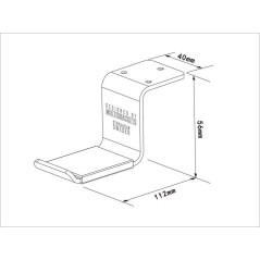 "Multibrackets M Headset Holder - Stylish & Durable Headphones Mount for Organizing Your Space (SKU: 7350073731886)"